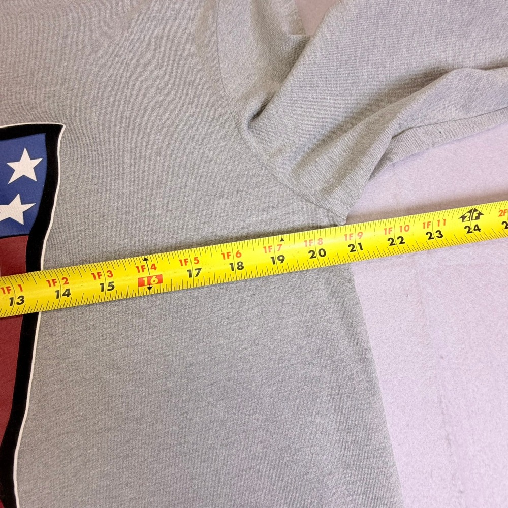 Harley Davidson Long Sleeve Shirt Mens Large Gray #1 Logo Stars Stripes - Picture 5 of 7